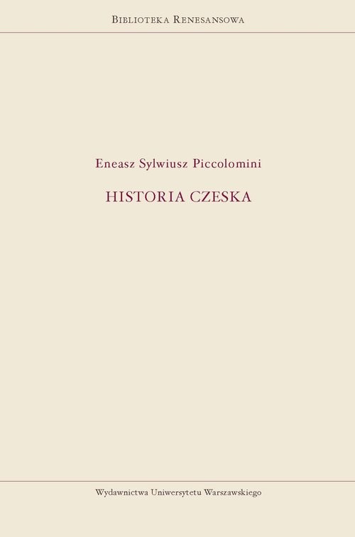 okładka Historia czeska książka | Piccolomini SylwiuszEneasz