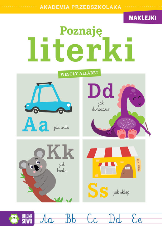 okładka Poznaję literki. Wesoły alfabet. Akademia przedszkolaka książka