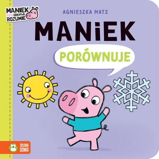 okładka Maniek porównuje. Maniek książka