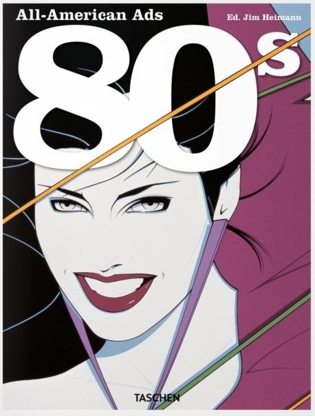 okładka All-American Ads of the 80s wer. angielska książka | Steven Heller