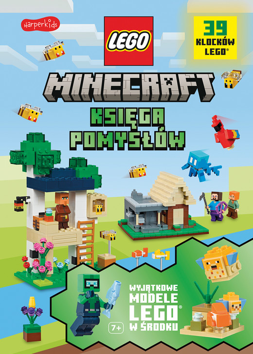 okładka LEGO Minecraft. Księga pomysłów. Minecraft książka | Last Shari