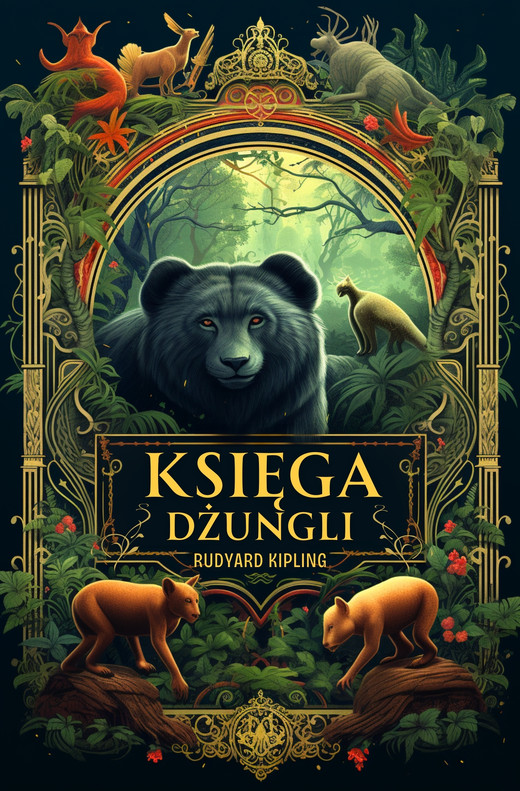 okładka Księga dżungli ebook | epub, mobi | Rudyard Kipling