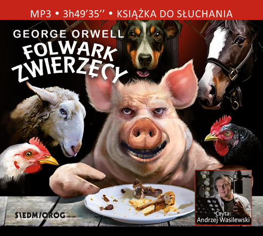 okładka Folwark Zwierzęcy audiobook | MP3 | George Orwell
