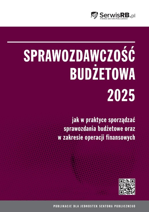 okładka Sprawozdawczość budżetowa 2025 ebook | pdf | Barbara Jarosz