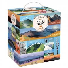 okładka Puzzlove CzuCzu Polskie góry 1000el książka
