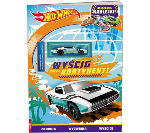 okładka Hot Wheels Wyścig przez kontynent FLA-1603 książka