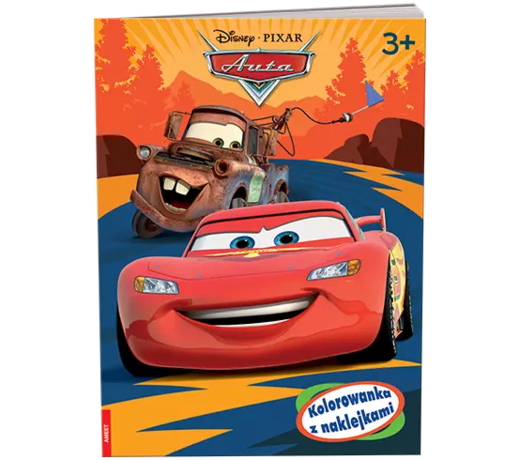okładka Auta Kolorowanka z naklejkami NA-9139 książka