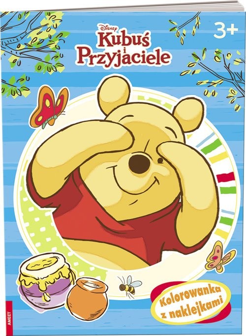 okładka Kubuś Kolorowanka z naklejkami NA-9138 książka