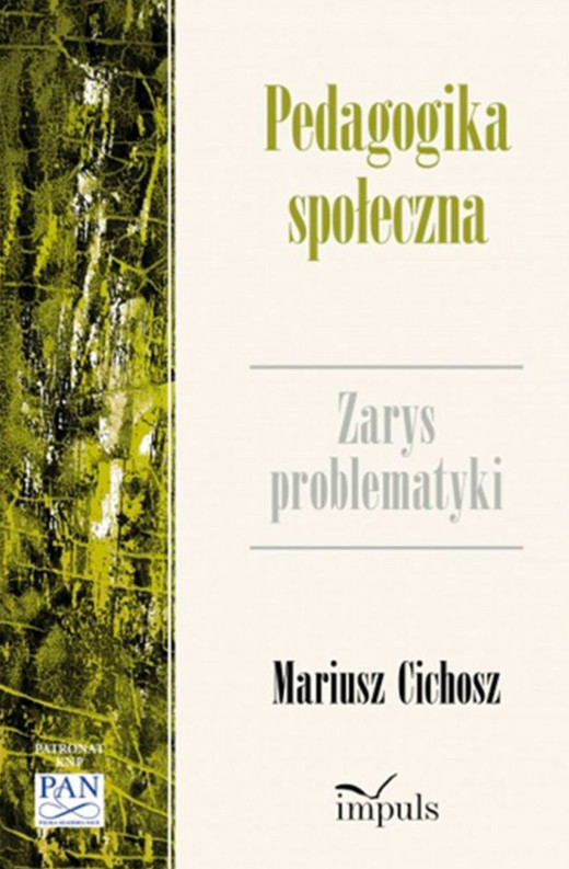 okładka Pedagogika społeczna Zarys problematyki książka | Mariusz Cichosz