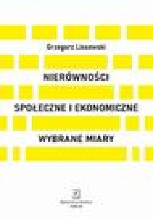 okładka Nierówności społeczne i ekonomiczne ebook | pdf | Grzegorz Lissowski