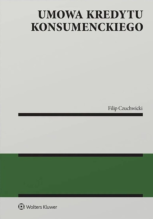 okładka Umowa kredytu konsumenckiego książka