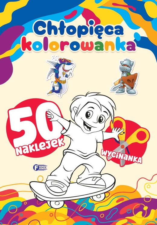 okładka Chłopięca. Kolorowanka książka