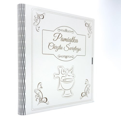 okładka Biblia Pamiątka Chrztu św. (złota+pudełko Kielich) książka