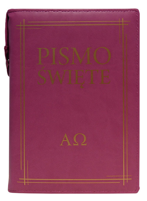 okładka Pismo Święte Starego i Nowego Testamentu (różowe etui) książka