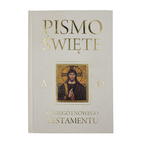 okładka Pismo Święte Starego i Nowego Testamentu (biała) książka