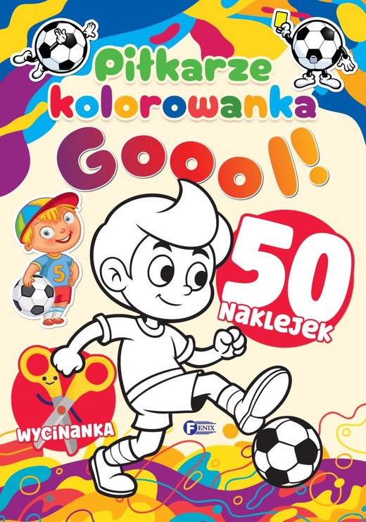 okładka Piłkarze. Kolorowanka książka