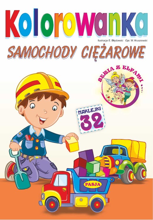 okładka Samochody ciężarowe. Kolorowanka książka