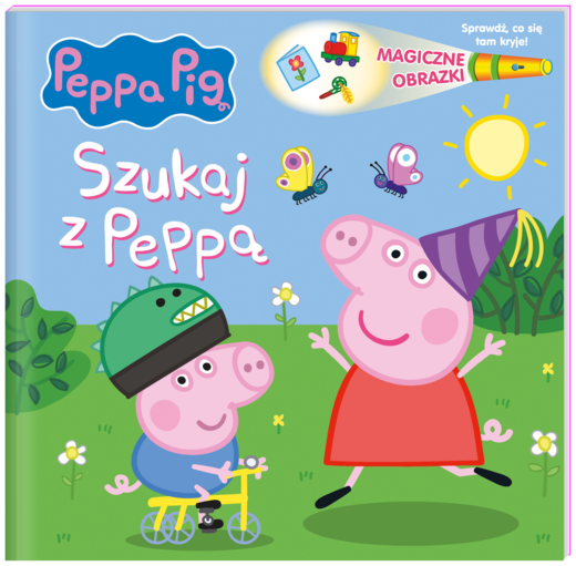 okładka Szukaj z Peppą. Świnka Peppa. Magiczne obrazki książka