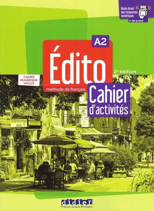 okładka Edito A2 ćwiczenia + wersja cyfrowa + zawartość online ed. 2022 książka
