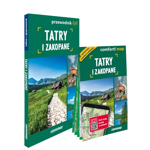 okładka Tatry i Zakopane zestaw przewodnikowy 2w1 light 2024 książka