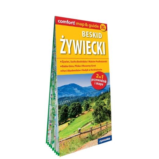 okładka Beskid Żywiecki map&guide XL PL laminat 2022 książka