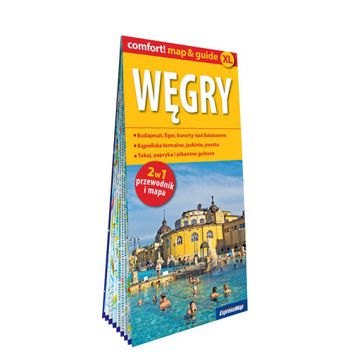 okładka Węgry map&guide XL PL laminat 2024 książka