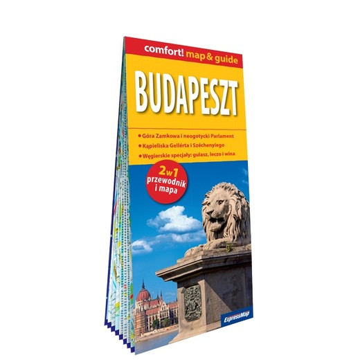 okładka Budapeszt map&guide PL laminat 2024 książka