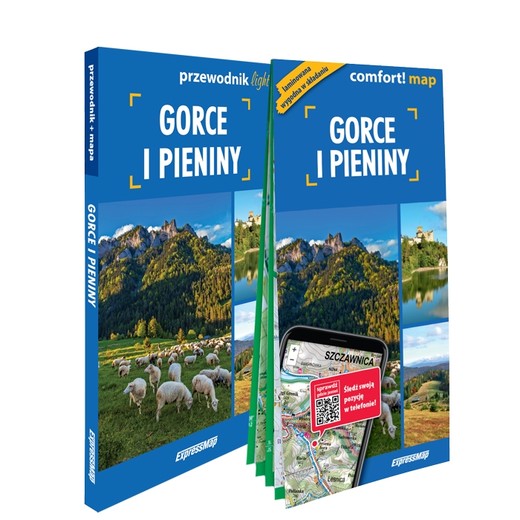 okładka Gorce i Pieniny zestaw przewodnikowy 2w1 light 2024 książka