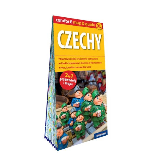 okładka Czechy map&guide XL PL laminat 2024 książka