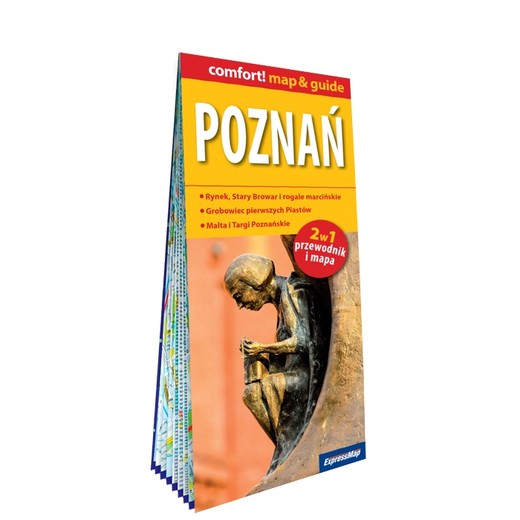 okładka Poznań map&guide PL laminat 2023 książka