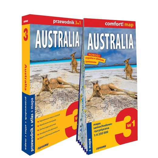 okładka Australia zestaw przewodnikowy 3w1 2024 książka
