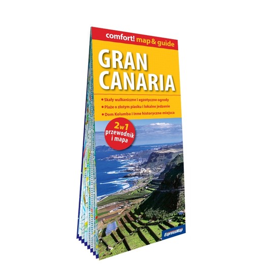 okładka Gran Canaria map&guide PL laminat 2024 książka