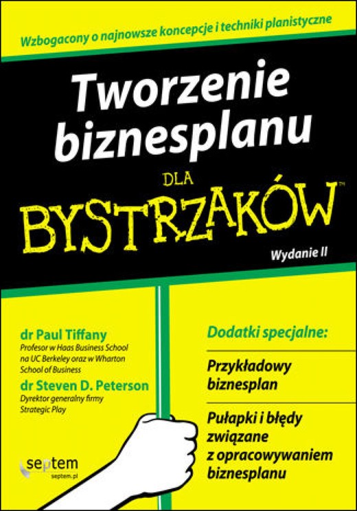 okładka Tworzenie biznesplanu dla bystrzaków ebook | epub, mobi, pdf | Paul Tiffany, Steven D. Peterson