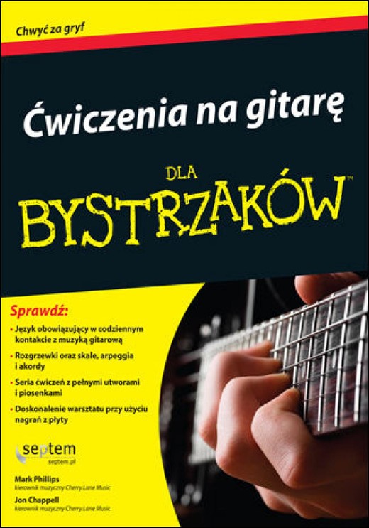 okładka Ćwiczenia na gitarę dla bystrzaków ebook | epub, mobi, pdf | Mark Phillips, Jon Chappell