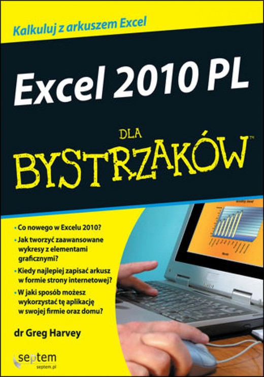 okładka Excel 2010 PL dla bystrzaków ebook | epub, mobi, pdf | Greg Harvey