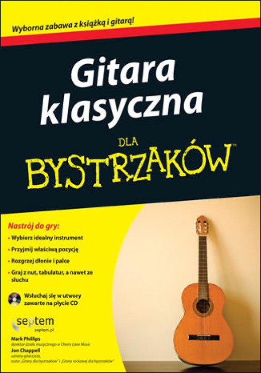 okładka Gitara klasyczna dla bystrzaków ebook | epub, mobi, pdf | Jon Chappel, Mark Phillips