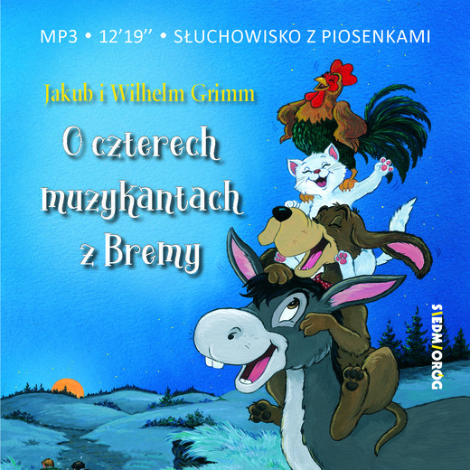 okładka O czterech muzykantach z Bremy audiobook | MP3 | Wilhelm Grimm