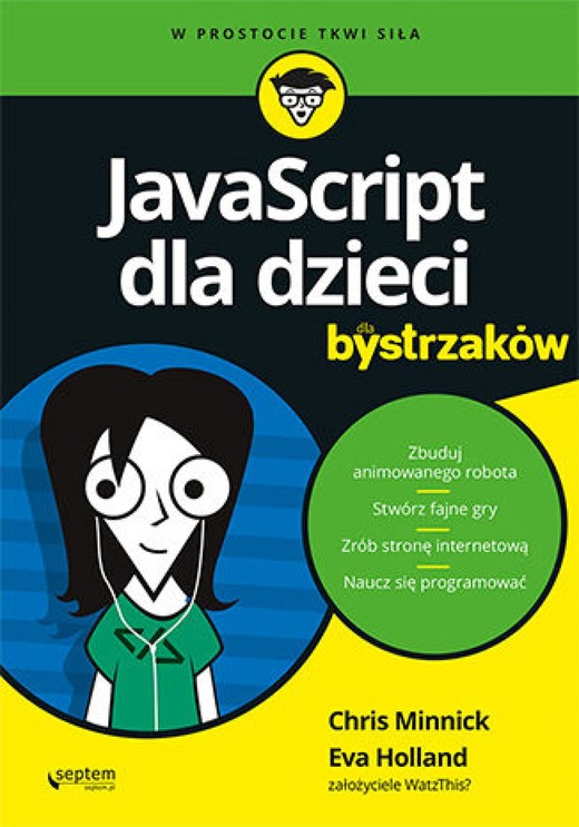 okładka JavaScript dla dzieci dla bystrzaków ebook | epub, mobi, pdf | Chris Minnick, Eva Holland
