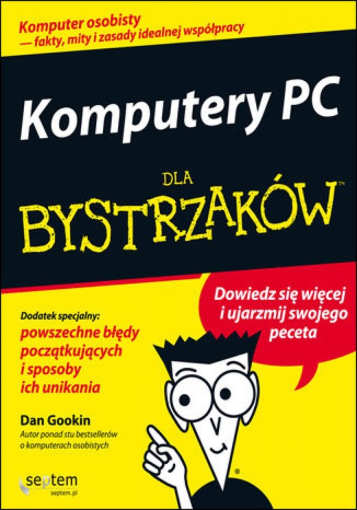 okładka Komputery PC dla bystrzaków ebook | epub, mobi, pdf | Dan Gookin