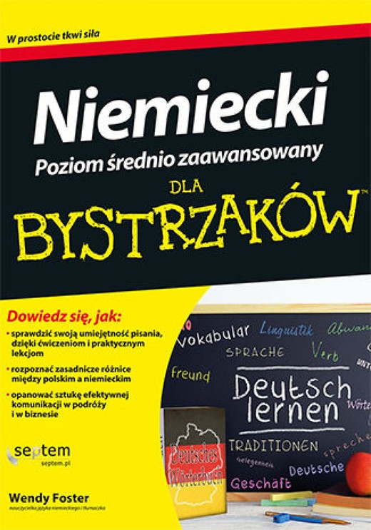 okładka Niemiecki dla bystrzaków. Poziom średnio zaawansowany ebook | epub, mobi, pdf | Wendy Foster