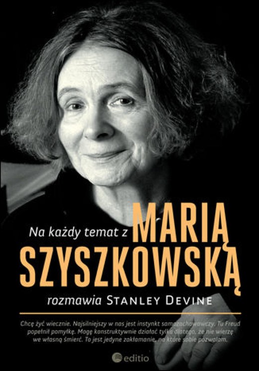 okładka Na każdy temat z Marią Szyszkowską ebook | epub, mobi, pdf | rozmawia Stanley Devine