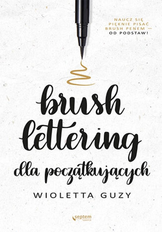 okładka Brush lettering dla początkujących ebook | pdf | Wioletta Guzy