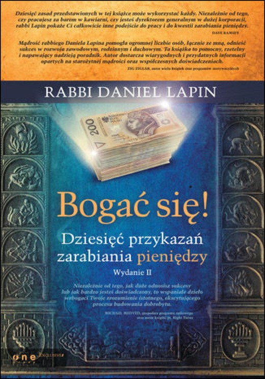 okładka Bogać się! Dziesięć przykazań zarabiania pieniędzy. Wydanie II ebook | epub, mobi, pdf | Rabbi Daniel Lapin