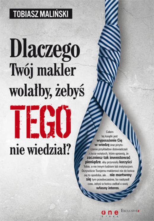 okładka Dlaczego Twój makler wolałby, żebyś TEGO nie wiedział? ebook | epub, mobi, pdf | Tobiasz Maliński