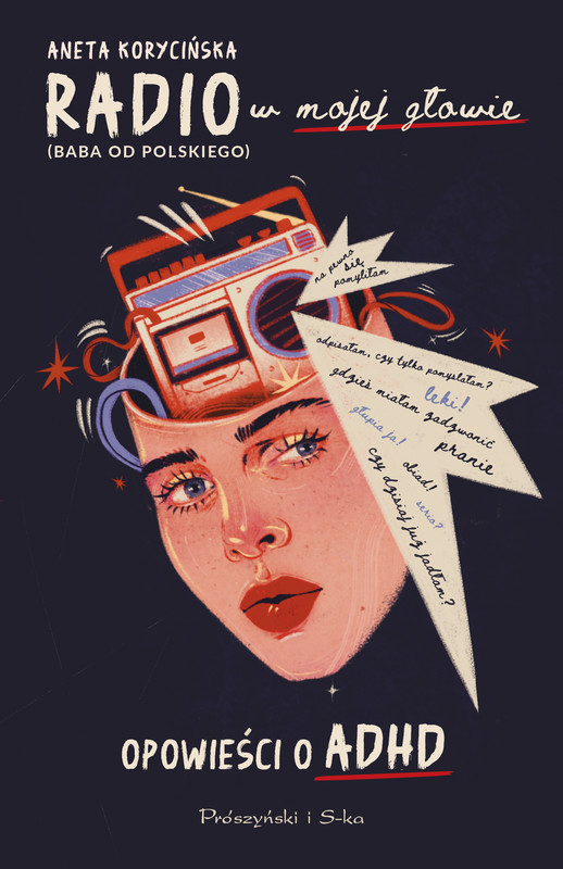 okładka Radio w mojej głowie. Opowieści o ADHD ebook | epub, mobi | Aneta Korycińska