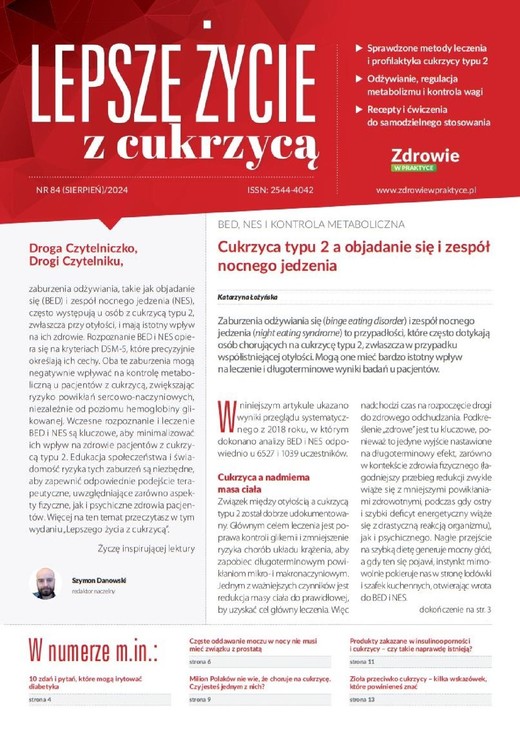 okładka Lepsze życie z cukrzycą nr 84 Lepsze życie z cukrzycą nr 84 ebook | pdf | Praca zbiorowa