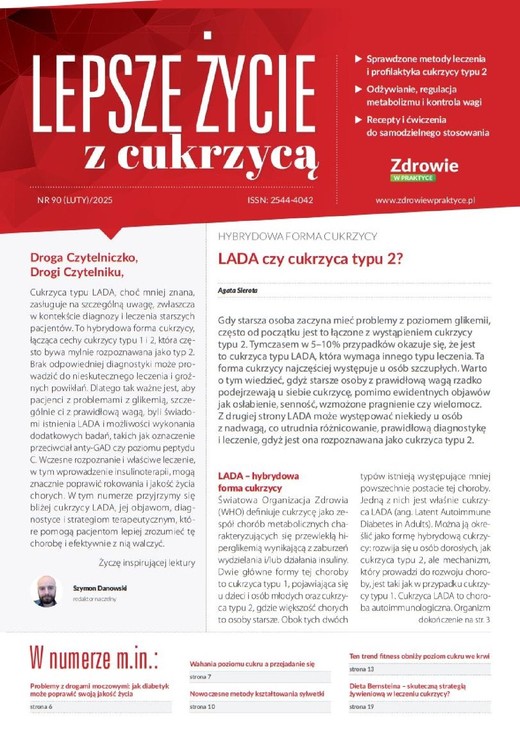 okładka Lepsze życie z cukrzycą nr 90 Lepsze życie z cukrzycą nr 90 ebook | pdf | Praca zbiorowa
