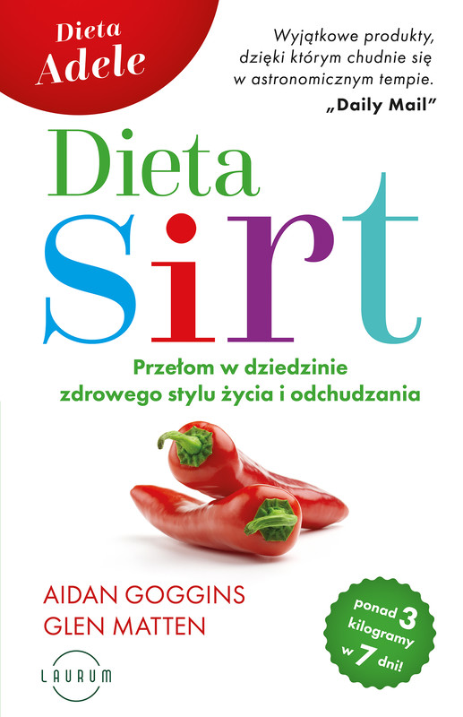 okładka Dieta SIRT ebook | epub, mobi | Aidan Goggins, Glen Matten