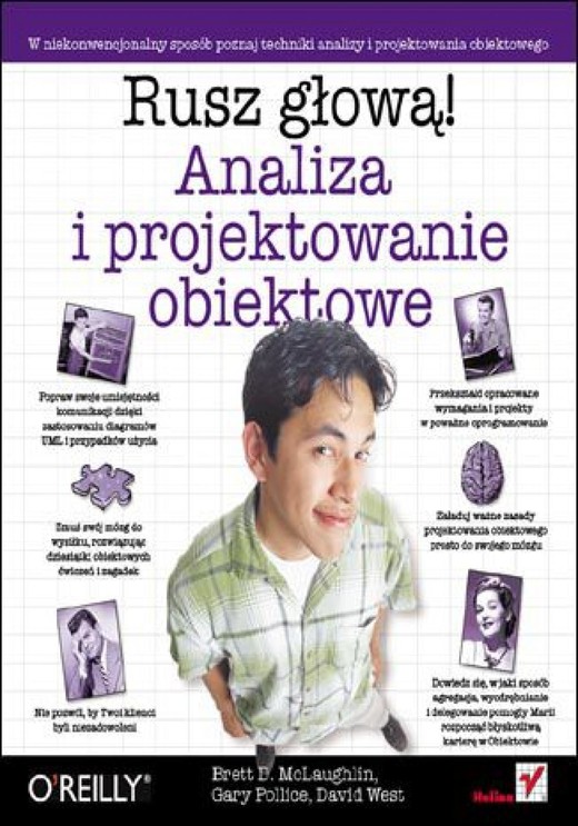 okładka Analiza i projektowanie obiektowe. Rusz głową! ebook | pdf | Brett D. McLaughlin, Gary Pollice, David West