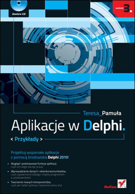 okładka Aplikacje w Delphi. Przykłady. Wydanie III ebook | pdf | Teresa Pamuła